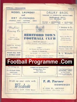 Hertford Town v Marlow 1957