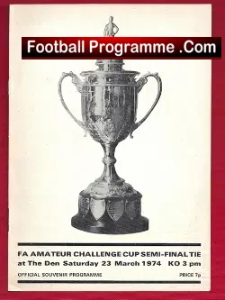 Ilford v Leatherhead 1974 – FA Amateur Cup Semi Final