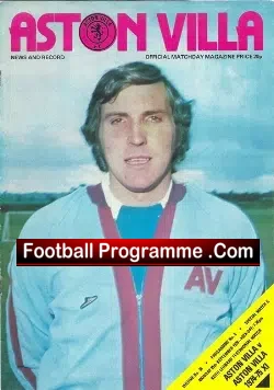 Keith Leonard Testimonial Benefit Match Aston Villa 1978