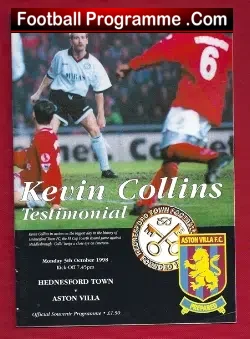 Kevin Collins Testimonial Benefit Match Aston Villa 1998