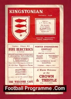 Kingstonian v Oxford City 1953
