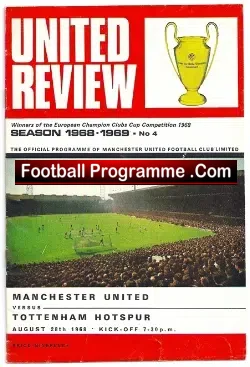 Manchester United v Tottenham 1968 – Debut Willie Morgan