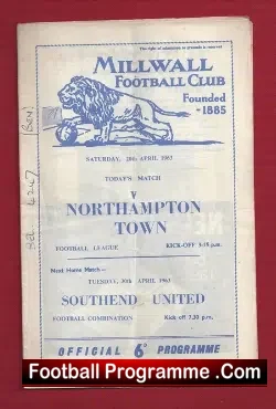 Millwall v Northampton Town 1963 – 3