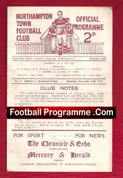 Northampton Town v Southend United 1945