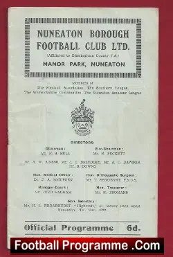 Nuneaton Borough v Corby Town 1963