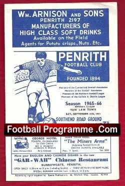 Penrith v Tow Law Town 1965