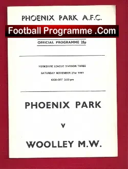 Phoenix Park v Woolley MW 1981 – Yorkshire League