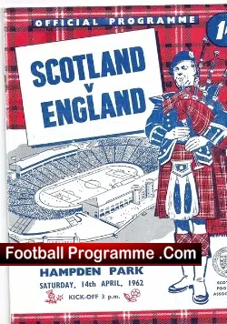 Scotland v England 1962 – Crerand + Denis Law