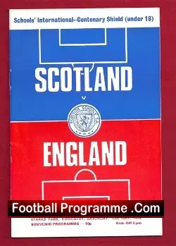 Scotland v England 1975 – U18 International