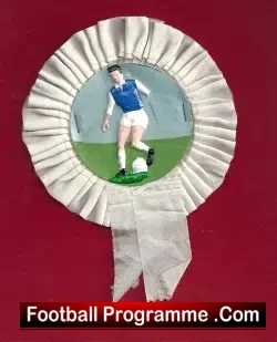 Sheffield Wednesday v WBA 1935 - FA Cup Final Rosette - football memorabilia