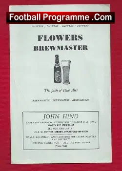 Stratford Town v Gresley Rovers 1958