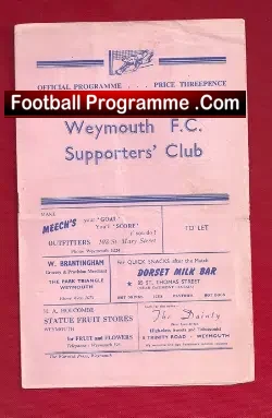 Weymouth v Taunton 1957