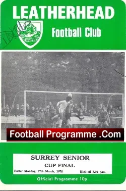 Woking v Tooting Mitcham United 1978 – Senior Cup Final Signed