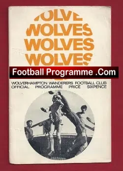 Wolves Wolverhampton v Coventry City 1967 - football programme