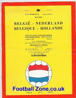 Belgium v Holland 1964