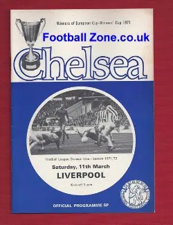 Chelsea v Liverpool 1972