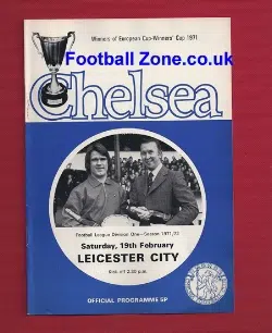 Chelsea v Leicester City 1972