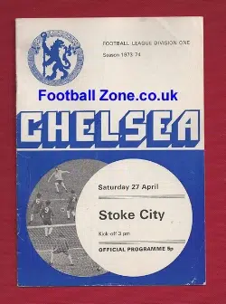 Chelsea v Stoke City 1974