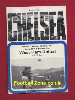Chelsea v West Ham United 1972