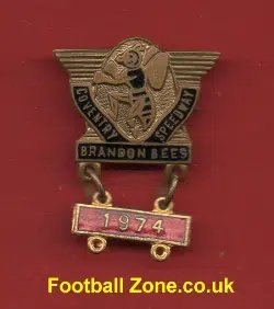 Coventry Speedway Badge 1974 - Plus Year Bar