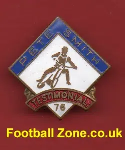 Poole Speedway Badge 1976 Pete Smith Testimonial