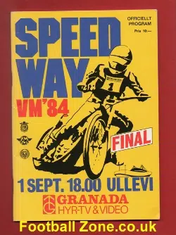 VM Speedway World Final 1984 Gothenburg
