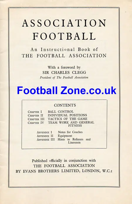 Football Association Instructional Book 1930's