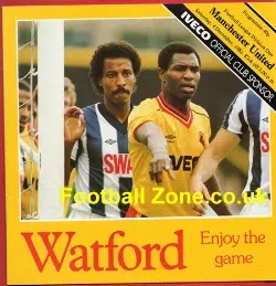 Watford v Manchester United 1982 – Martin Buchan Last Match
