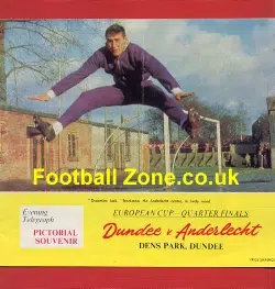 Dundee v Anderlecht 1963 – European Cup Quarter Final
