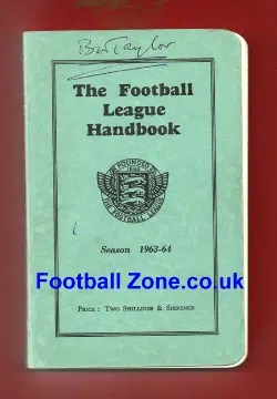 Football League Handbook 1963 - 1964