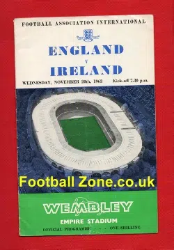 England v Ireland 1963