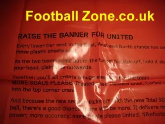 Manchester United Raise The Banner - More Goals Please