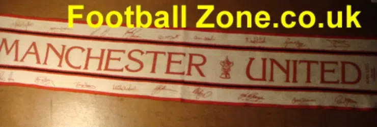Manchester United Old Football Scarf - 8 - 1980s