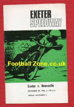 Exeter Speedway v Newcastle 1968
