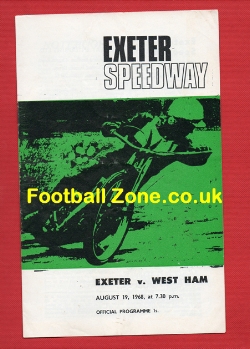 Exeter Speedway v West Ham 1968
