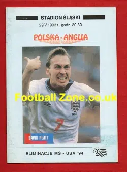 Poland v England 1993 - World Cup 94