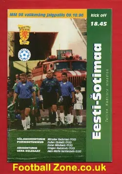 Estonia v Scotland 1996 - None Show - World Cup Q