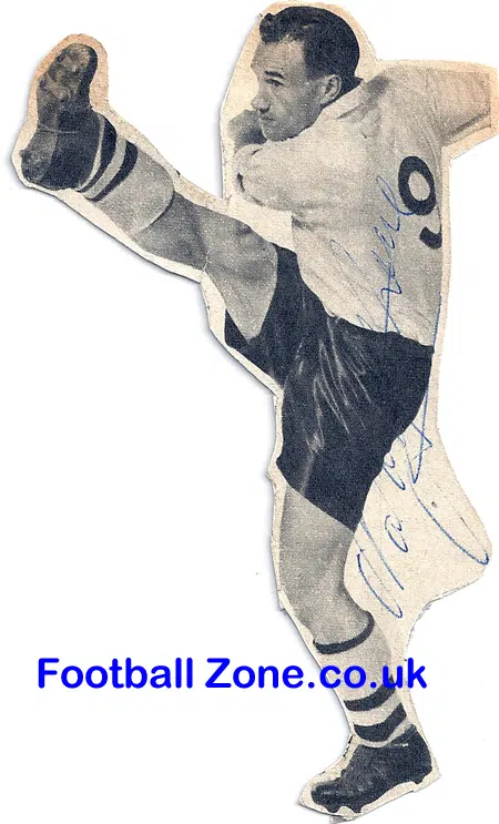 Bolton Wanderers Nat Lofthouse Signed Picture 1950's