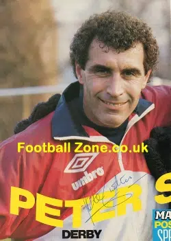Derby County Peter Shilton Signed Autograph Magazine Picture