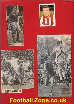 Sunderland Multi Signed Autographed Pictures 1979 80