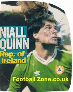 Ireland Niall Quinn Autograph Picture