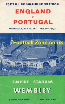 England v Portugal 1958 – Bobby Charlton 1st Full Cap