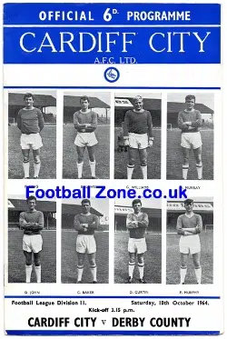 Cardiff City v Derby County 1964