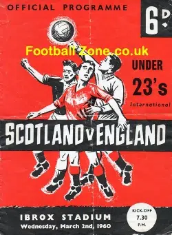 Scotland v England 1960 - Under 23 - Bobby Charlton
