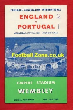 England v Portugal 1958 – An Actual Wembley – File Issue