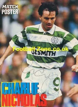 Glasgow Celtic Charlie Nichols Signed Picture