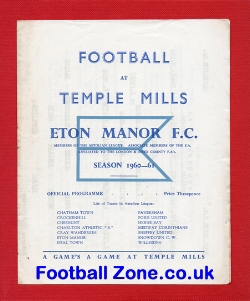 Eton Manor v Snowdown CW 1961 – Aetolian League