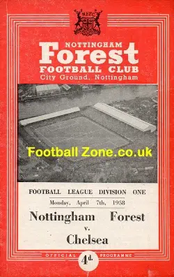 Nottingham Forest v Chelsea 1958