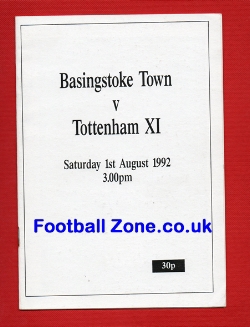 Basingstoke Town v Tottenham 1992 – Friendly Match