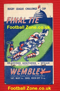 Bradford Northen Rugby v Wigan 1948 – Challenge Cup Final